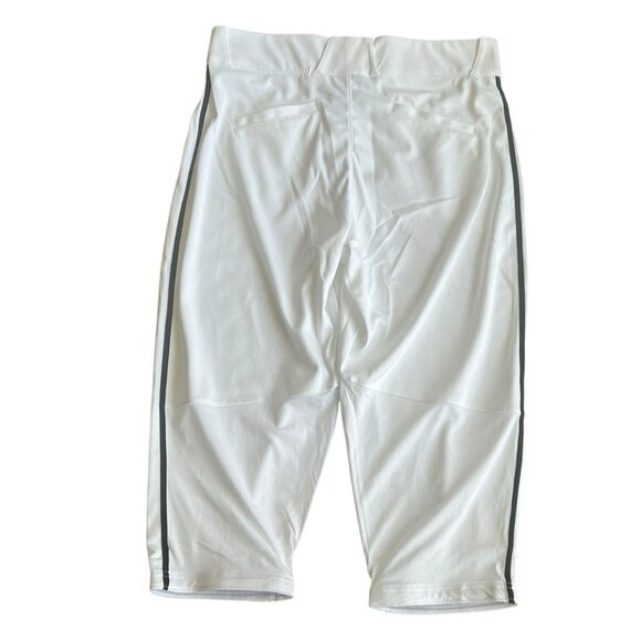 Nike Vapor Select High Black Piped 3/4 Baseball Pant Men's L White BQ9021-106 - Picture 4 of 7